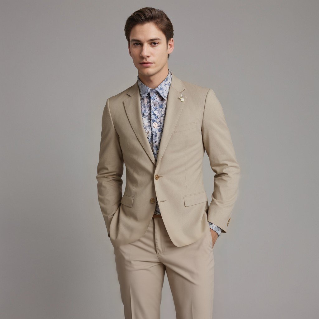 Classic Beige Linen Suit - Greensboro's Refined Choice - ARLEX Tailors & Suits