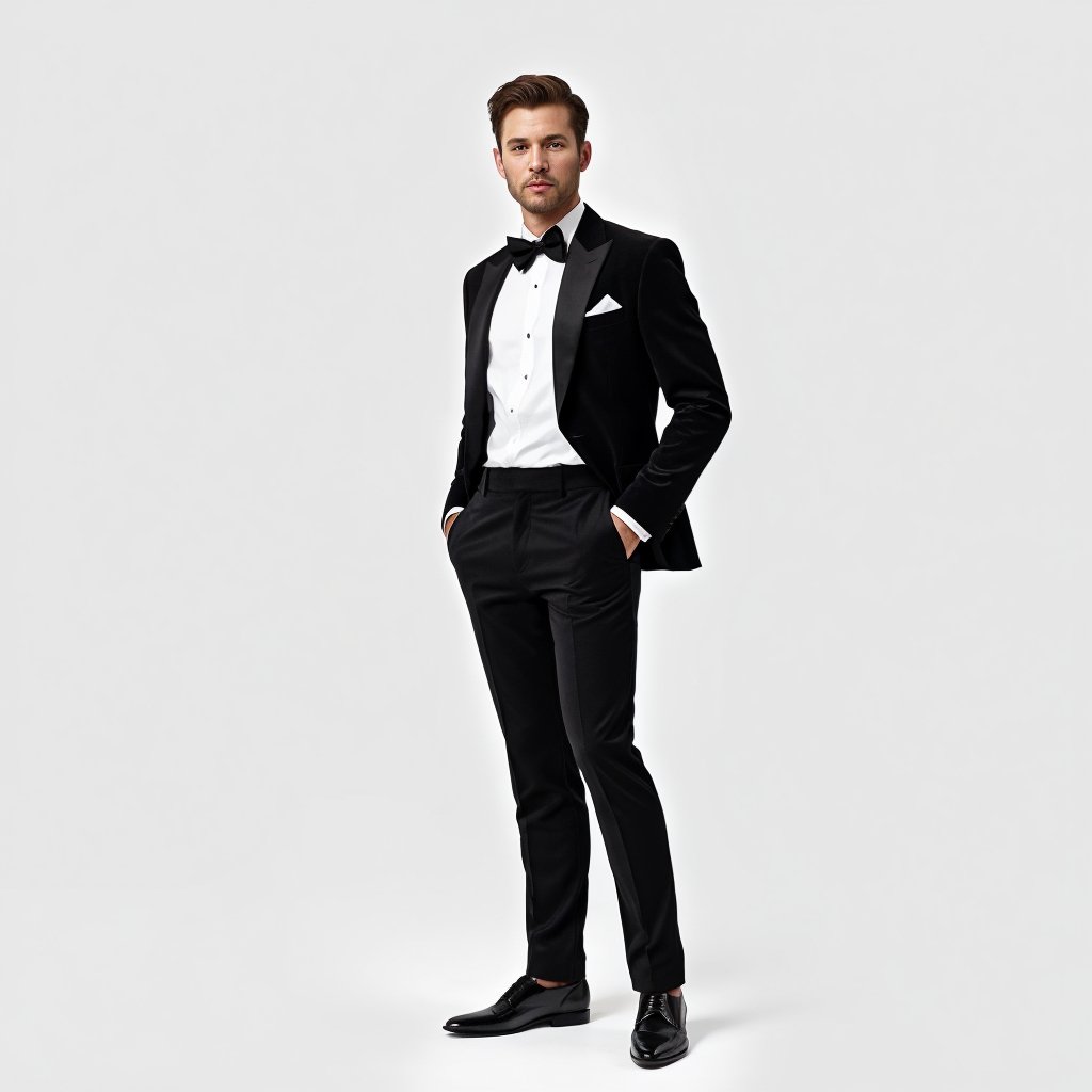 Classic black Tuxedo Set - Rental Collection - ABR Custom Tailors