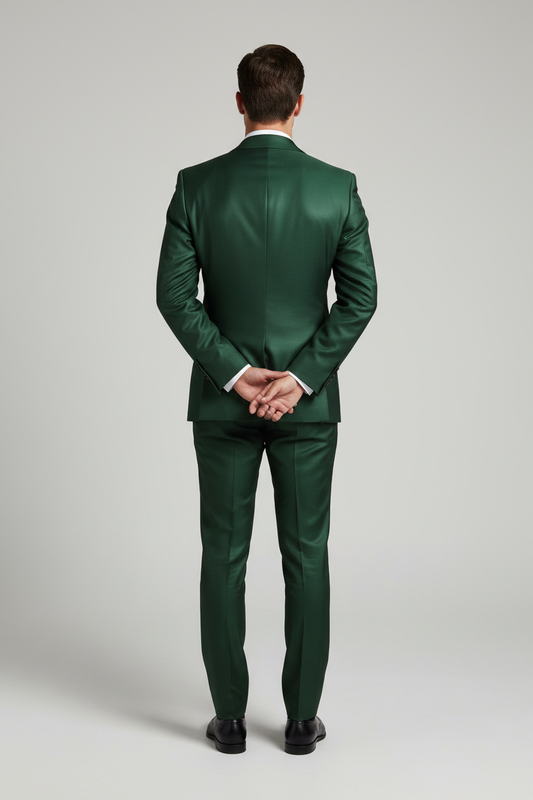 Forest Green Peak Lapel Tuxedo