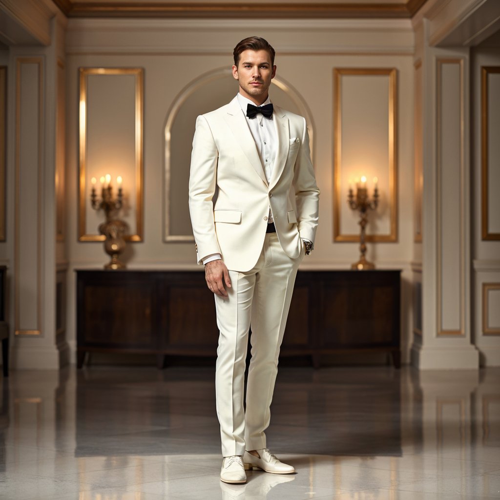 Off White Tuxedo - ABR Custom Tailors