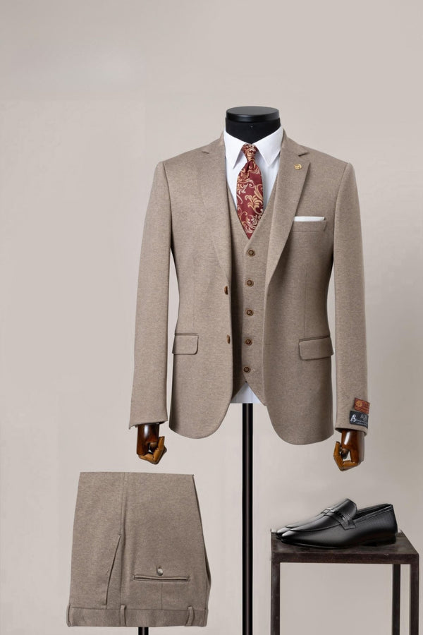 The Heritage Beige Suit