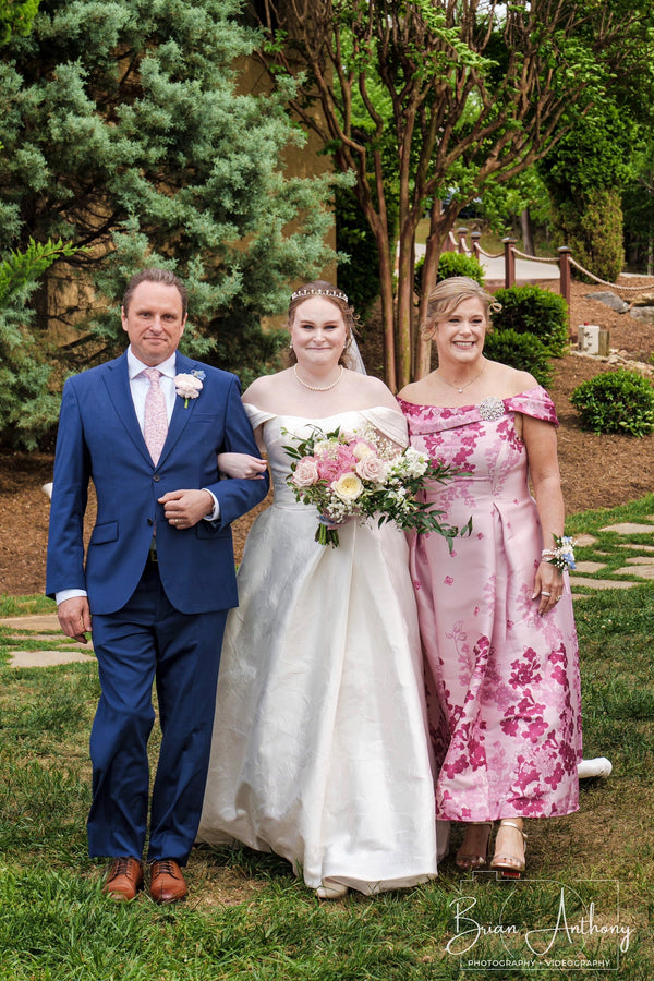 Father of the bride in navy