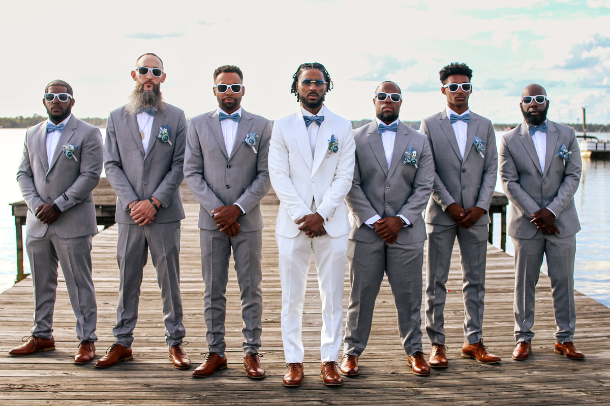 Seven strong on the dock