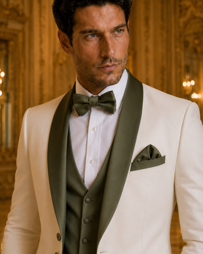 Ivory & Olive Signature Tuxedo
