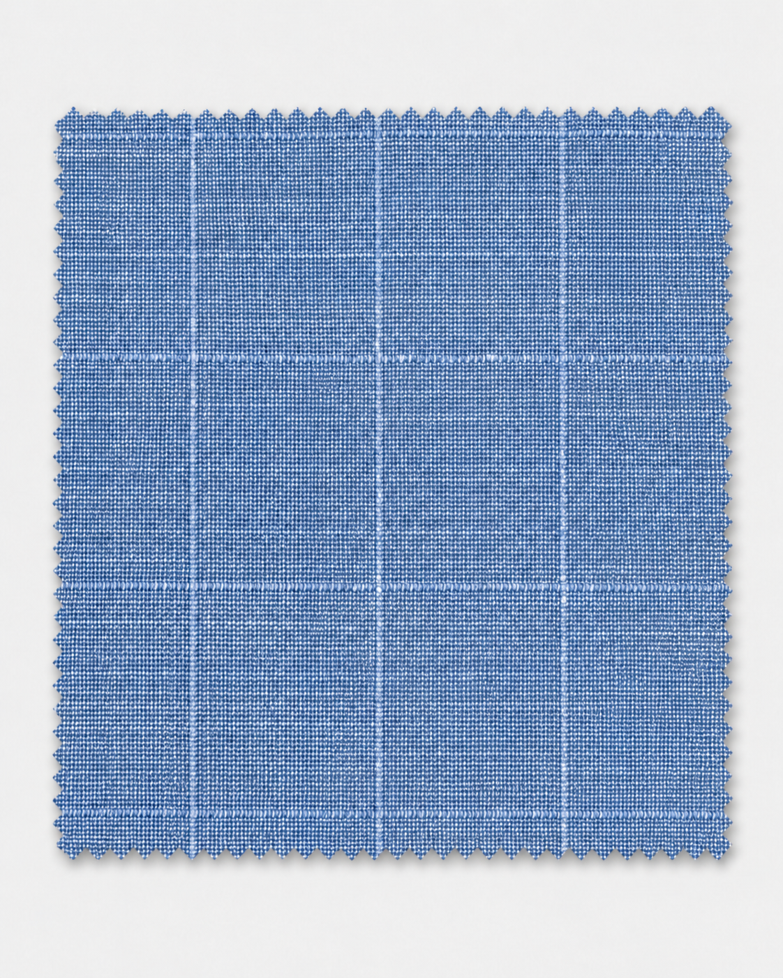 Powder Blue Subtle Satellite Pattern Suit Fabric swatch
