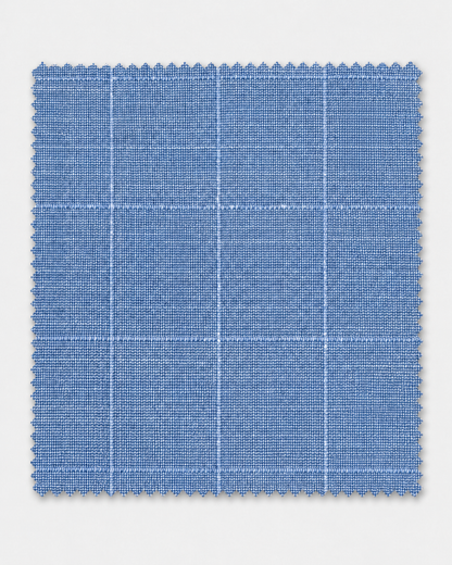 Powder Blue Subtle Satellite Pattern Suit Fabric swatch

