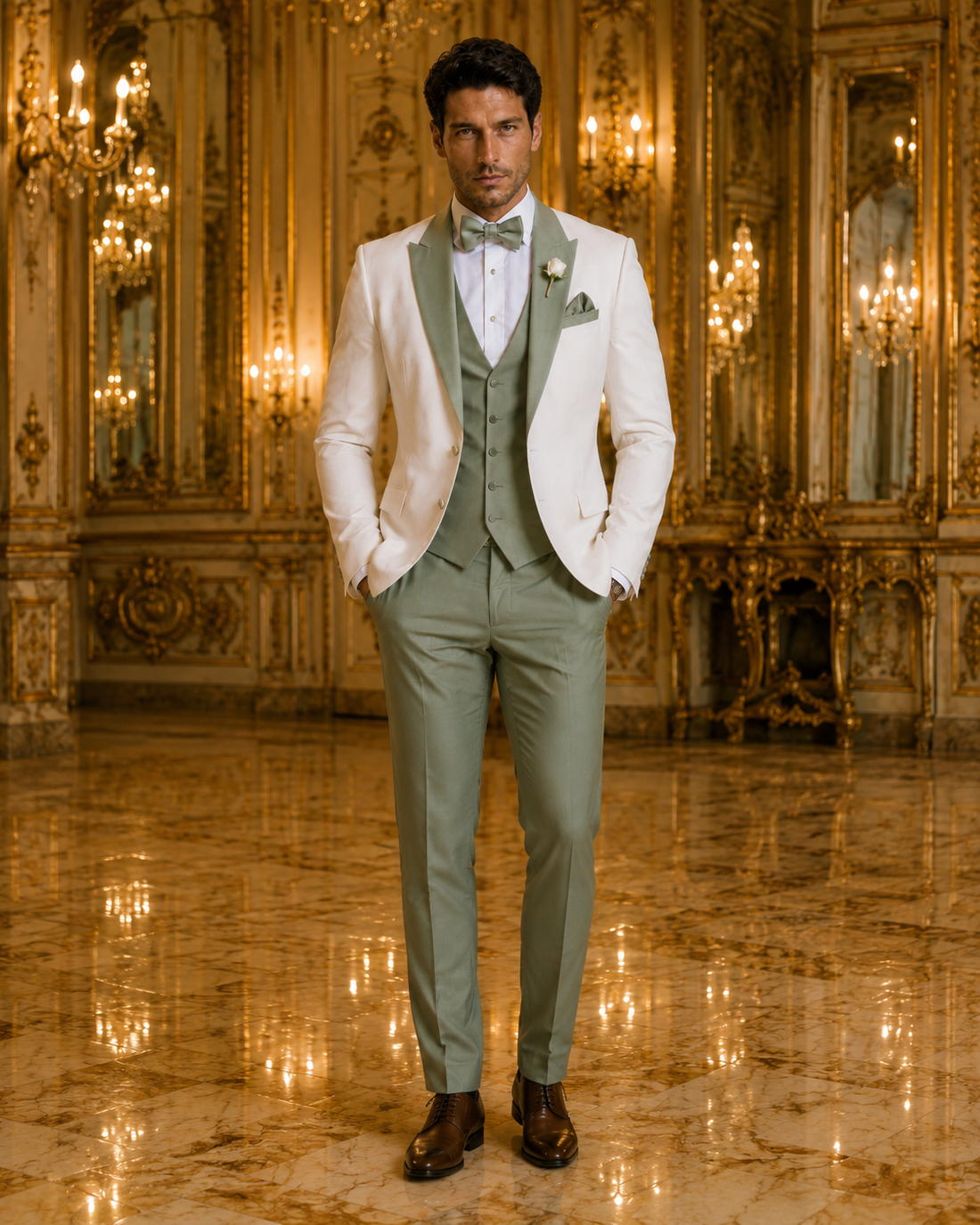 Ivory & Sage Signature Tuxedo