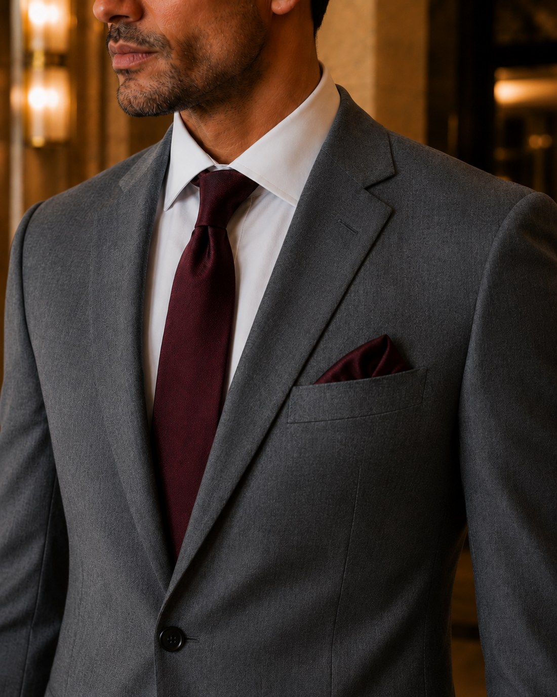 Signature Charcoal Grey Suit