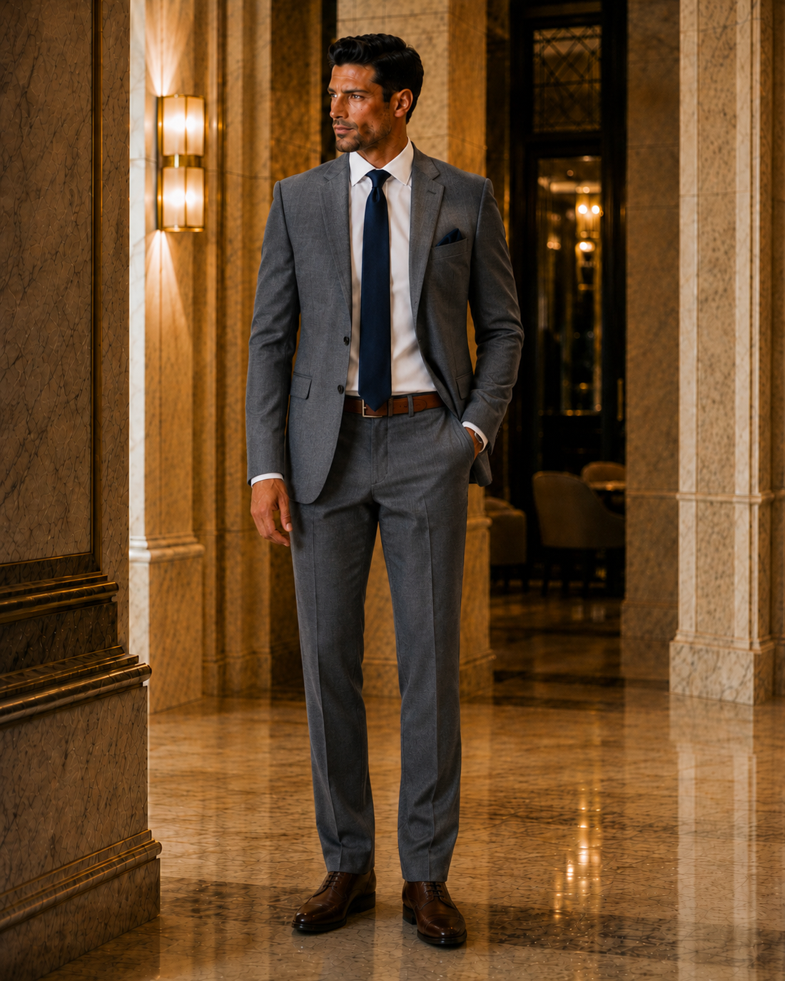 Signature Steel Grey Suit