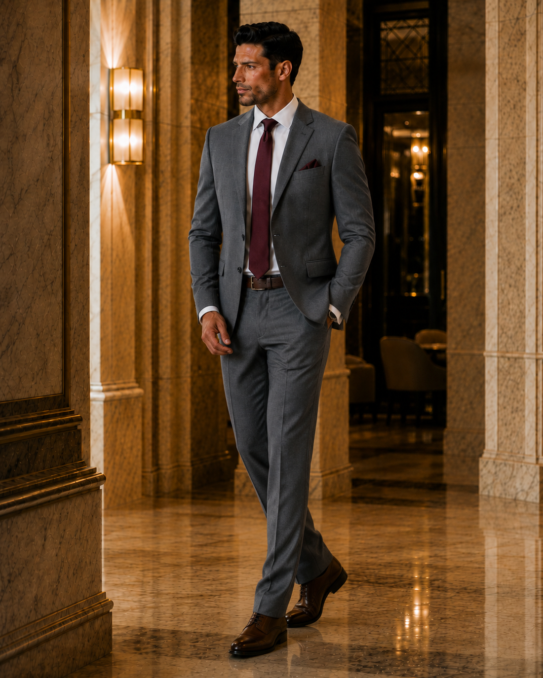 Signature Steel Grey Suit