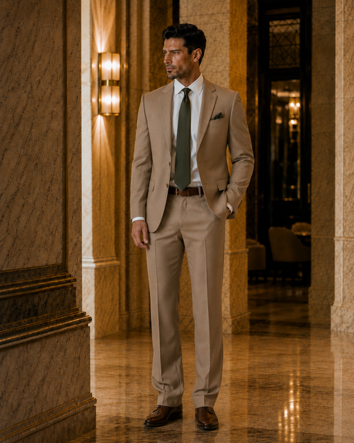 Signature Tan Suit