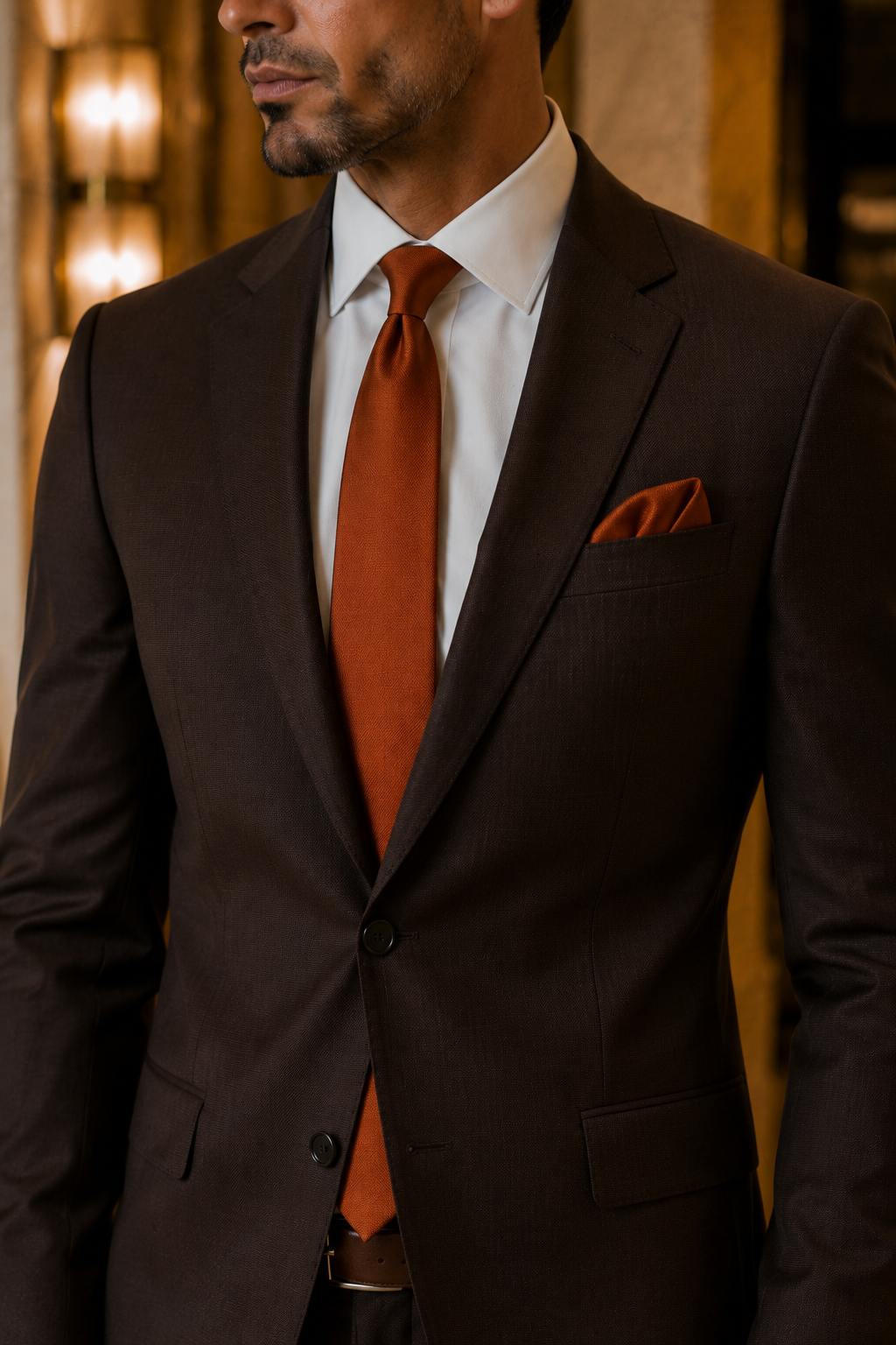 Signature Chocolate Brown Suit