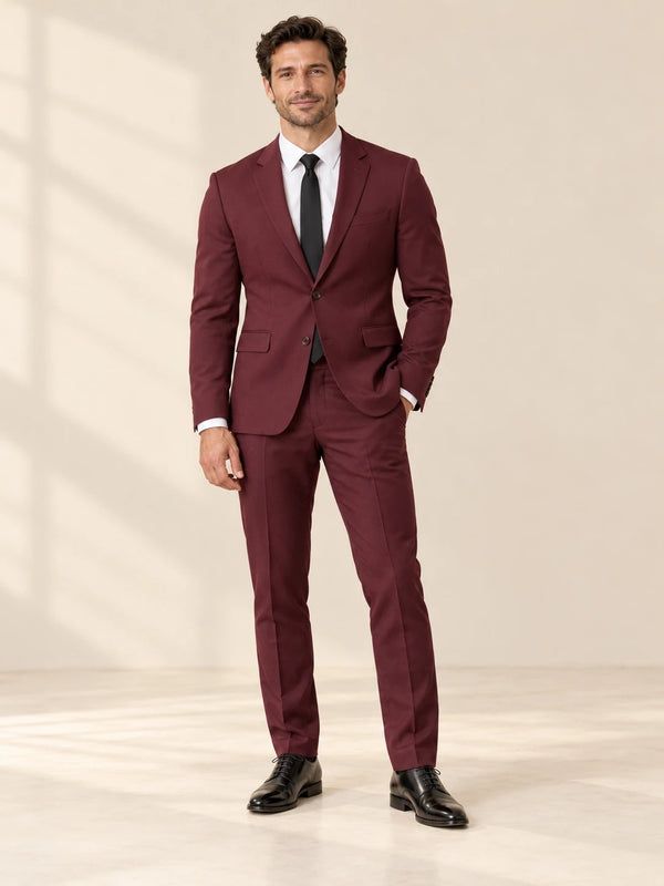 Burgundy Suit - Ready-to-Wear Collection