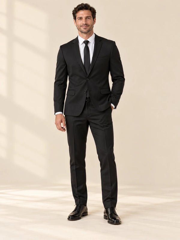 Deep Black Suit - Ready-to-Wear Collection