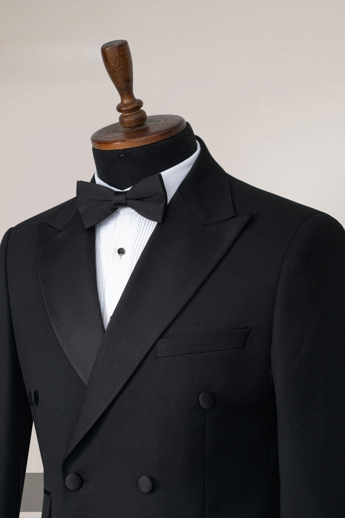 Black Double - Breasted Tuxedo Package – Sharp, Sleek, and Timeless - ABR Custom Tailors