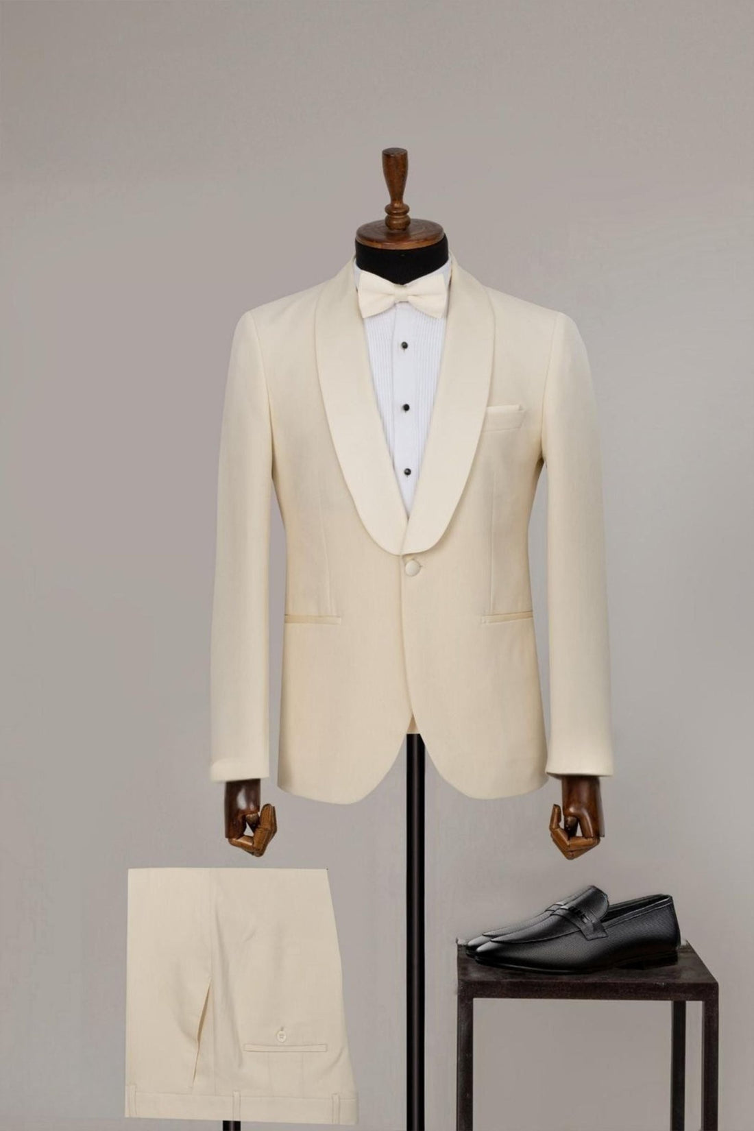 Champagne Elegance Tuxedo Package – Stand Out in Sophisticated Style - ABR Custom Tailors
