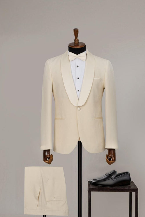 Champagne Elegance Tuxedo Package – Stand Out in Sophisticated Style - ABR Custom Tailors