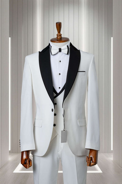 Classic White Tuxedo