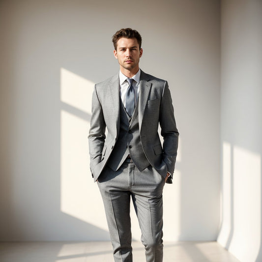 Gray Suit - ABR Custom Tailors