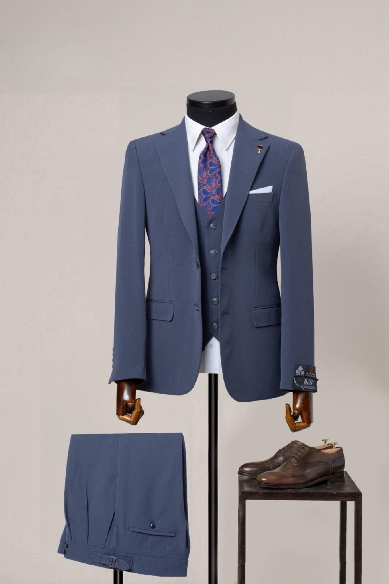 The Azure Blue Suit - MTM Collection - ABR Custom Tailors