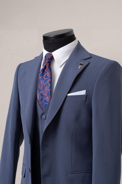 The Azure Blue Suit - MTM Collection - ABR Custom Tailors