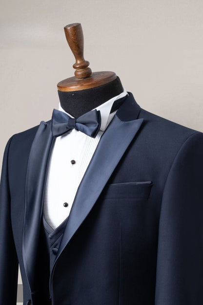 The Midnight Navy Tuxedo - MTM Collection - ABR Custom Tailors