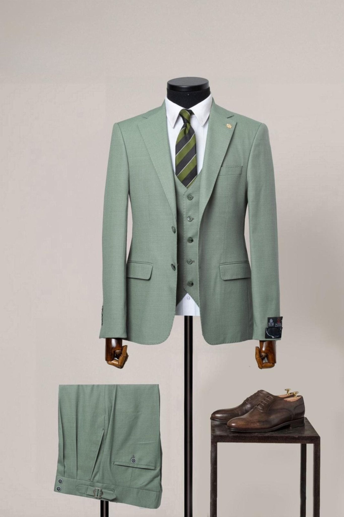 The Sage Green Suit - MTM Collection - ABR Custom Tailors