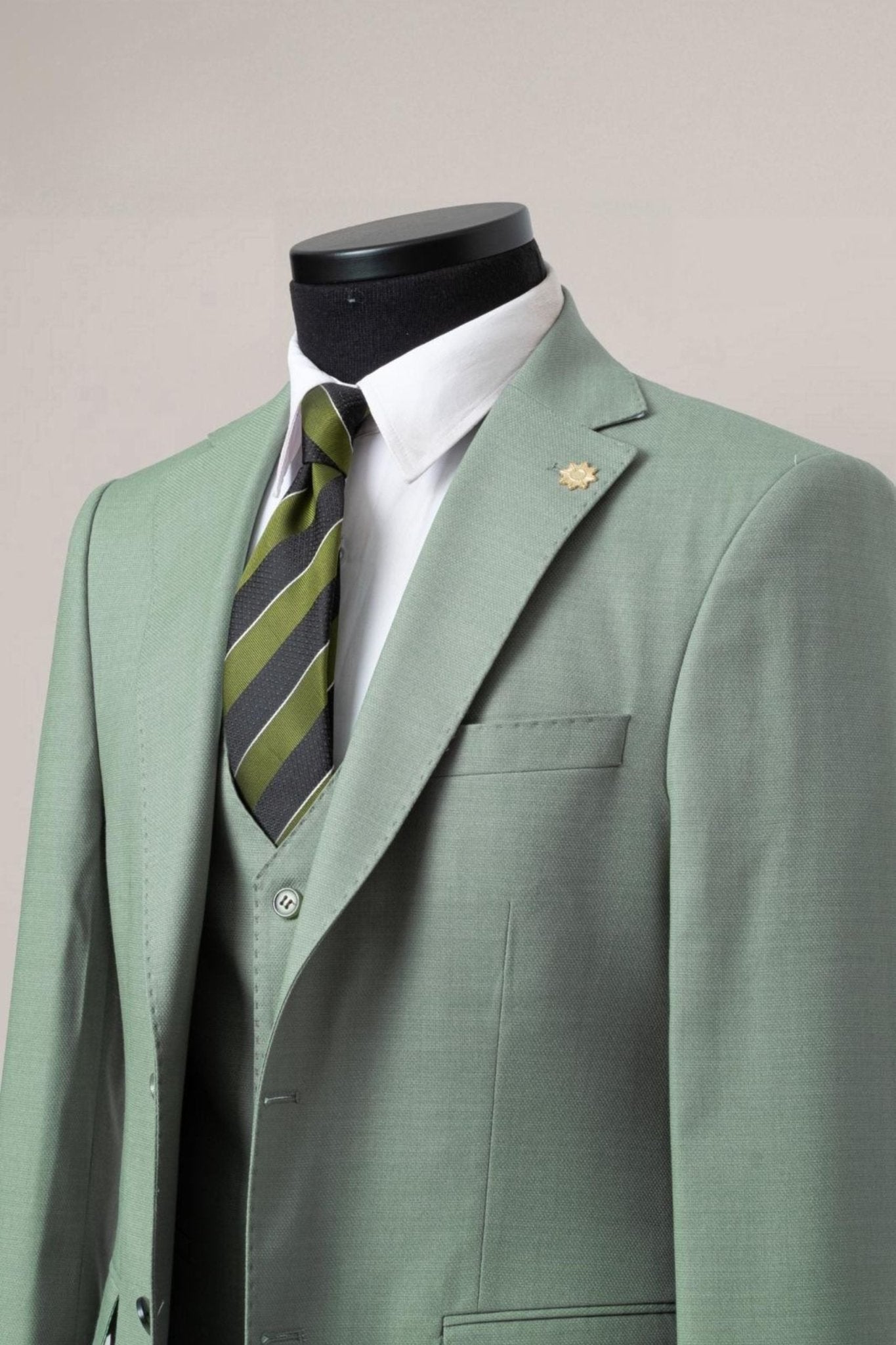 The Sage Green Suit - MTM Collection - ABR Custom Tailors