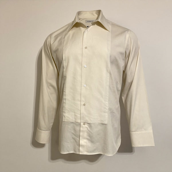 Ivory tuxedo shirt