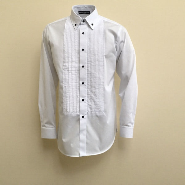 Classic white tuxedo shirt